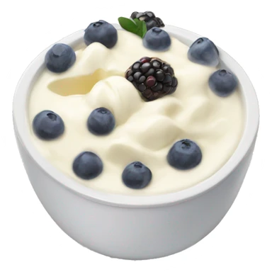 fruit yoghurt bowl  sticker