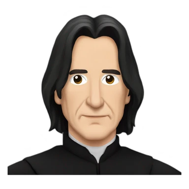elegant severus snape alan rickman sticker