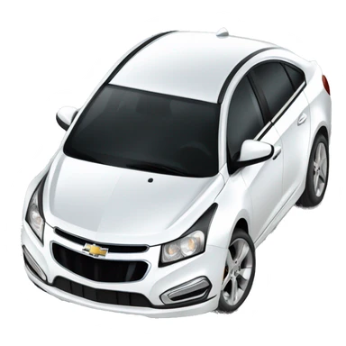 white chevrolet cruze sticker