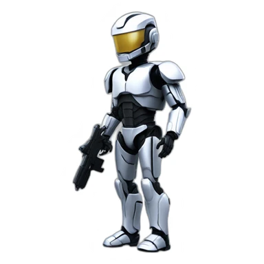 Robocop cuerpo completo  sticker