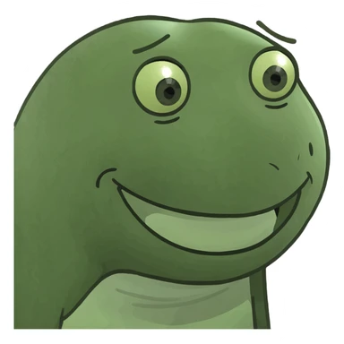 Shy smiley face sticker