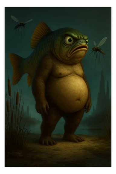 Change the expression to angry, keeping the style and details the same. sticker