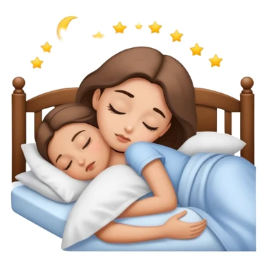 Girl preparing to sleep  sticker