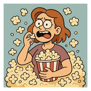 kernels popcorn  sticker