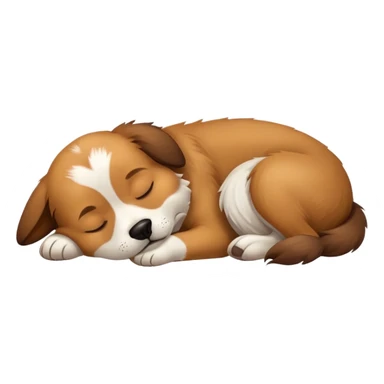 cachorro dormindo sticker