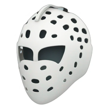 Hockey mask sticker