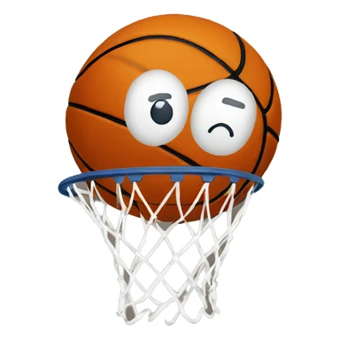 A basketball that is pregnant  sticker