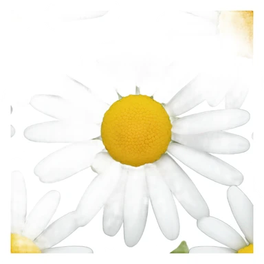 Daisy flower sticker