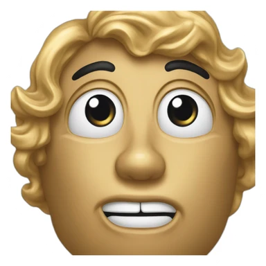 Academy Awards trophy shocked face sticker