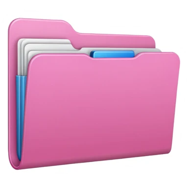 pink folder aesthetic icon sticker