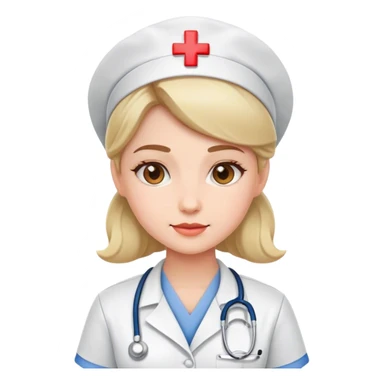 A cute nurse sticker