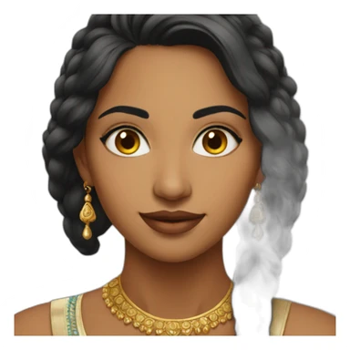 beautiful-indian-woman sticker