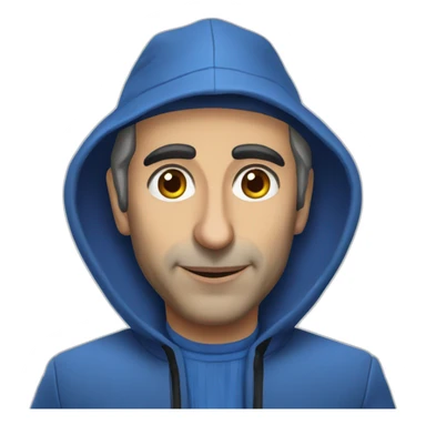 Eric zemmour en costume bleu sticker