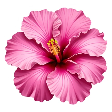 pink hibiscus sticker