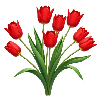8 of the tulips sticker