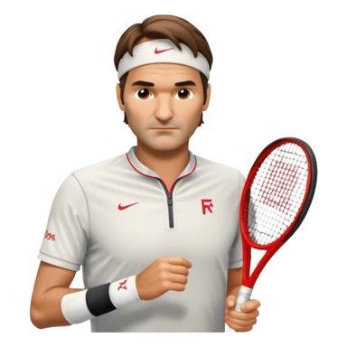 Tennis federer sticker