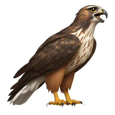 Hawk tuah written out and spitting sticker