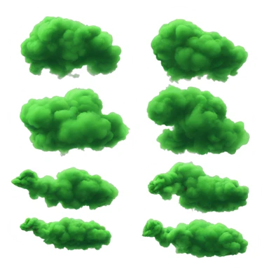 green smoke sticker
