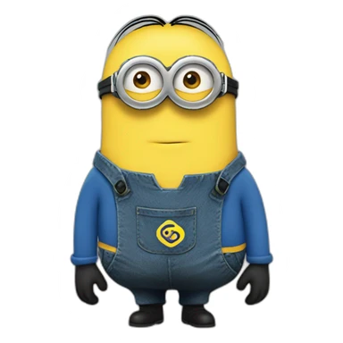 Minions autism logo colors sticker