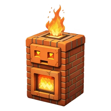 Minecraft Furnace  sticker