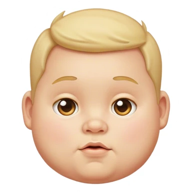 Niño gordo orejon  sticker