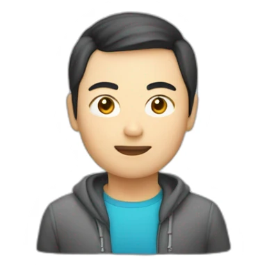 Human, Kazakh, Programming man sticker