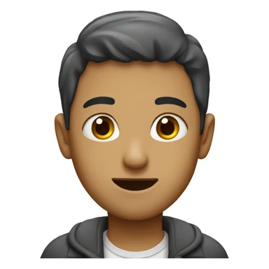 person with imid and timid personality sticker