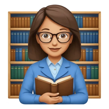 middle aged, The wise librarian sticker