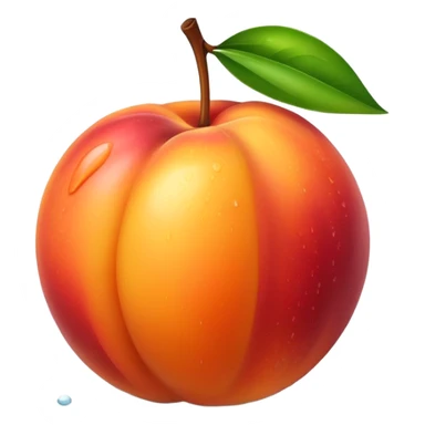Wet Nectarine sticker