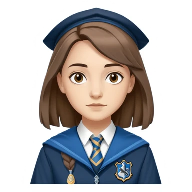 Penelope Clearwater in harry potter, wear hogwarts Ravenclaw uniform sticker