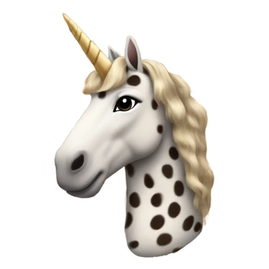 unicorn Leapord print  sticker