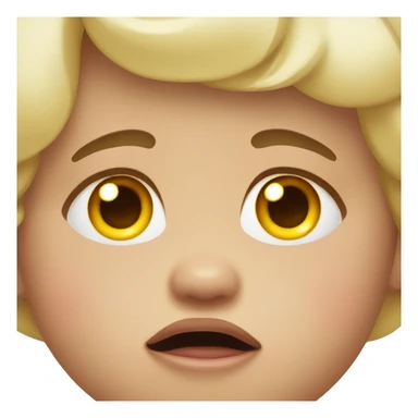 baby cry with tears sticker