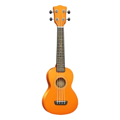 Citrus orange ukulele sticker