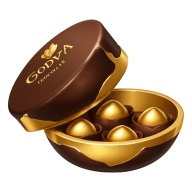 Godiva chocolate sticker