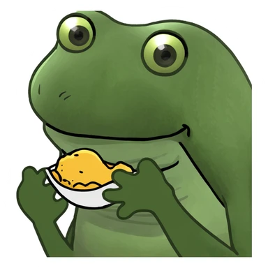 skull bufo frog meme style sticker