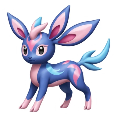Shiny Pastel Palkia-Kyogre-Sylveon-Xerneas-fusion sticker