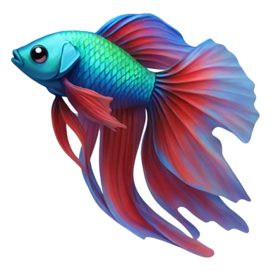 Beta fish  sticker