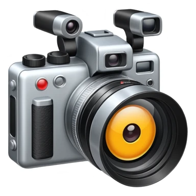 Camera with directions arrows or area view sticker