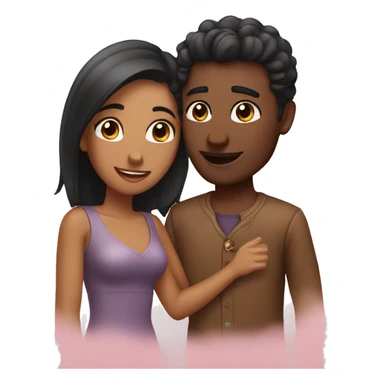 Romantic couple sticker