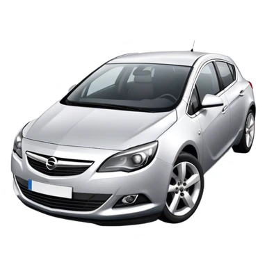 opel astra j silver sticker