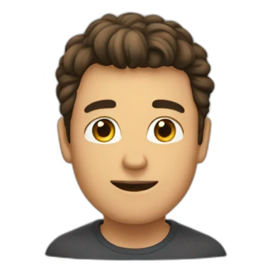 Cœur sur homme sticker