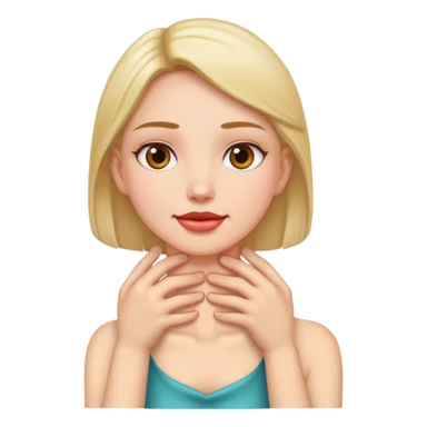 Hands on neck  sticker