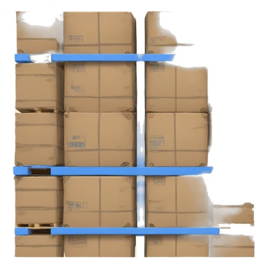 Single blue pallet  sticker