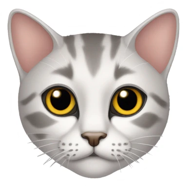 Gato espantado com mão na cabeça  sticker