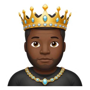 Big black man holding dih sticker