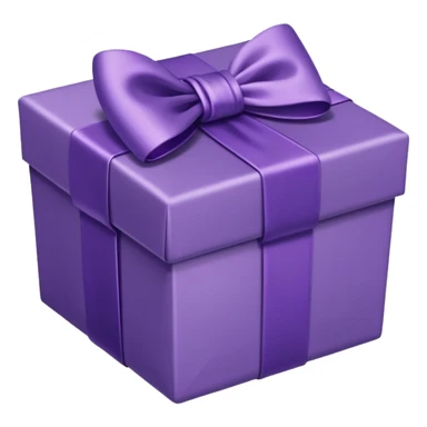 purple noel giftbox sticker