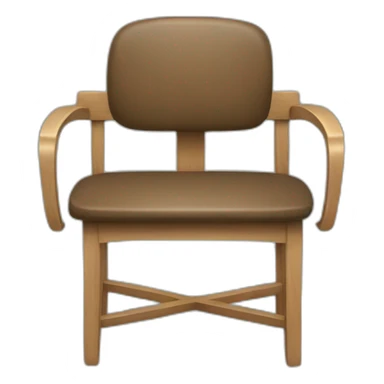 teacher's chair with arms and blackboard sticker