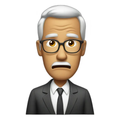 angry high school principal sticker