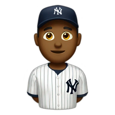 yankee with no brim sticker