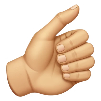 "A hand emoji gesture where the fist is closed, and the thumb is poking out between the index and middle fingers." 👊 sticker